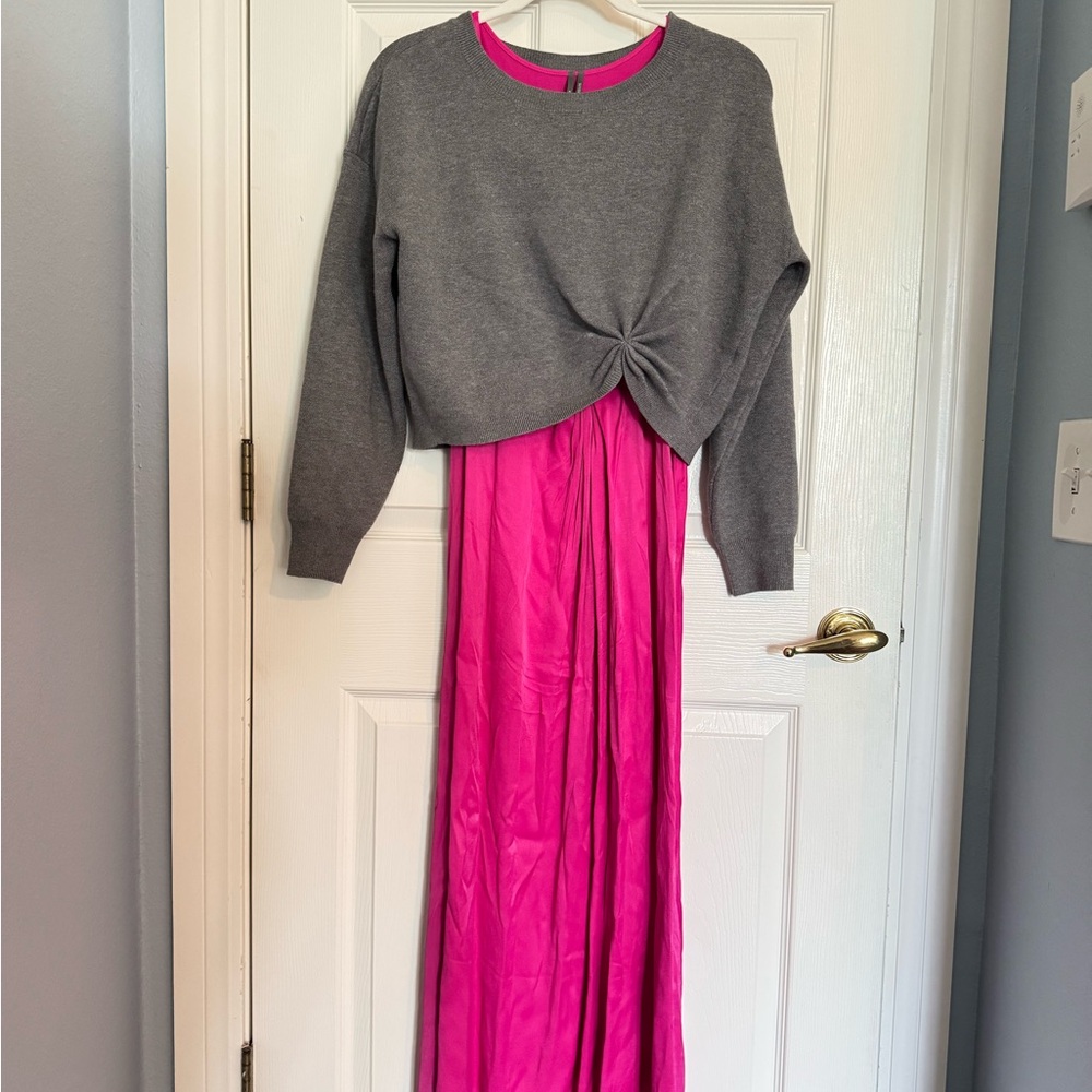 Anthropologie The Gemini Twofer - Sweater + Dress set